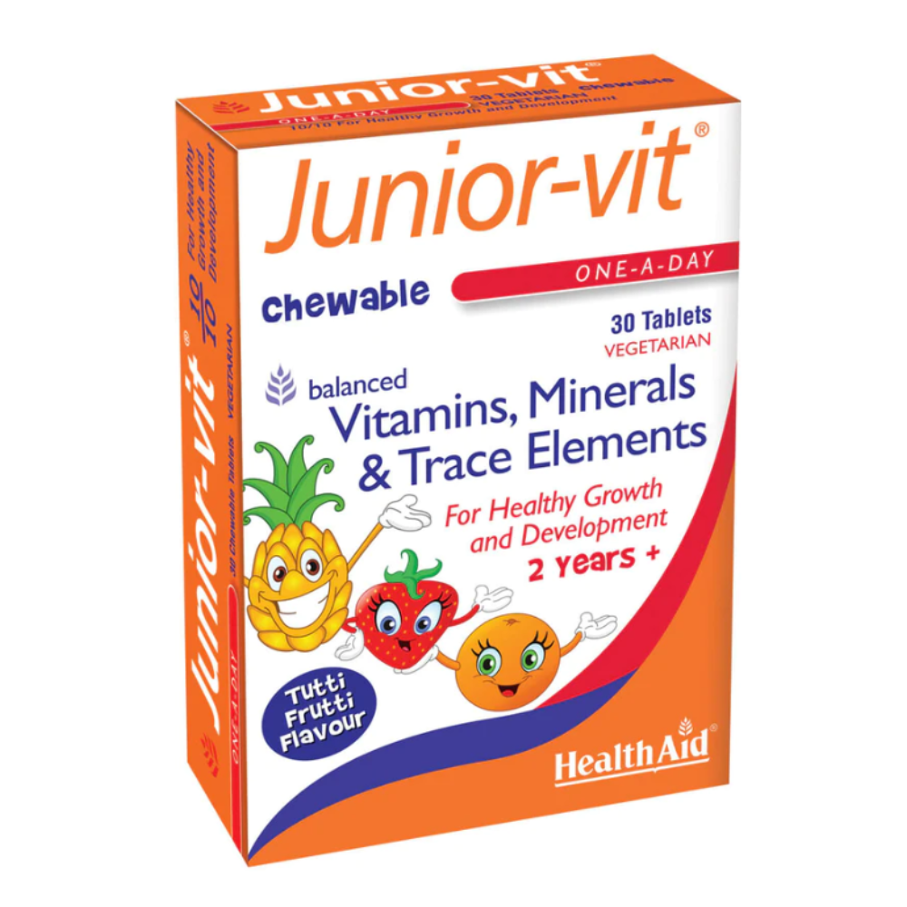 Junior-Vit Chewable Tablets - Viên nhai bổ sung vitamin, khoáng chất và vi lượng cho trẻ em