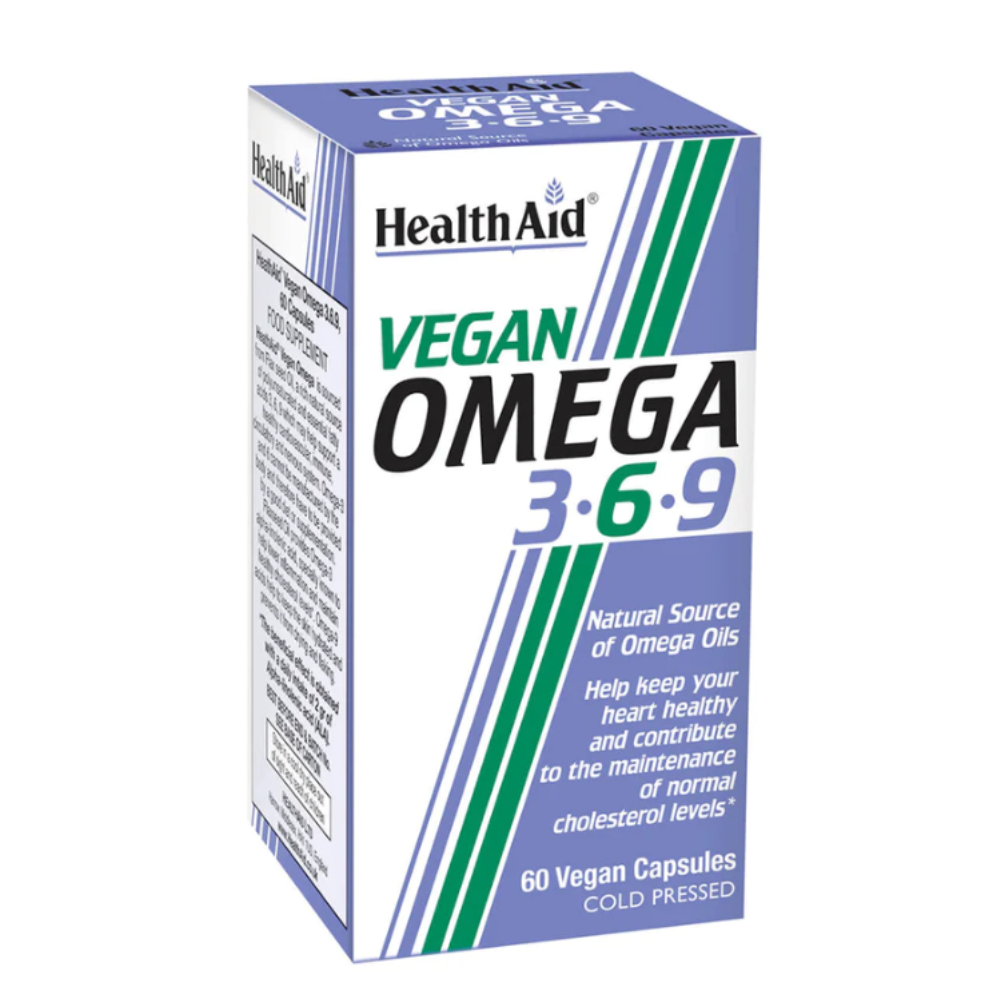 Thực phẩm bảo vệ sức khỏe VEGAN HealthAid OMEGA 3 6 9 Capsules