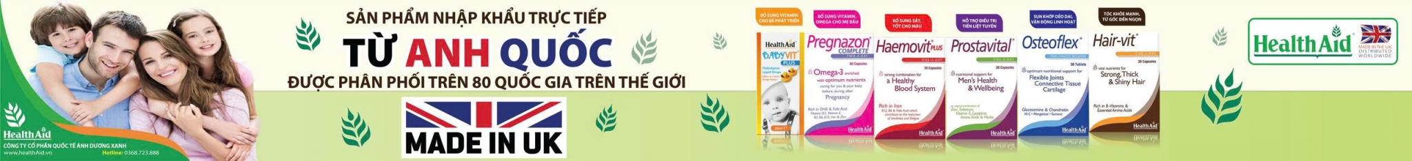 sản phẩm Anh Quốc